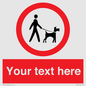 PV7554: Custom Road regulatory dogs on leads