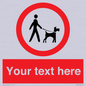 PV7554: Custom Road regulatory dogs on leads
