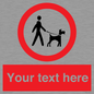 PV7554: Custom Road regulatory dogs on leads