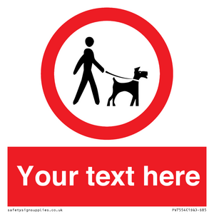 PV7554: Custom Road regulatory dogs on leads