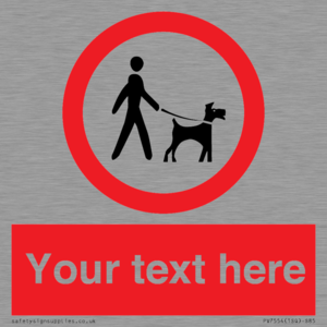 PV7554: Custom Road regulatory dogs on leads