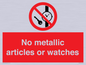 PV7613: No metallic articles or watches
