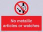 PV7613: No metallic articles or watches