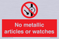 PV7613: No metallic articles or watches