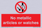 PV7613: No metallic articles or watches