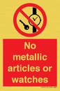 PV7613: No metallic articles or watches