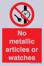 PV7613: No metallic articles or watches