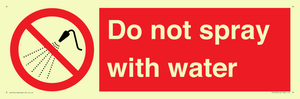 PV7618: Do not spray with water