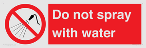 PV7618: Do not spray with water