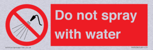 PV7618: Do not spray with water