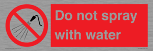 PV7618: Do not spray with water