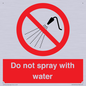 PV7618: Do not spray with water