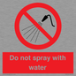 PV7618: Do not spray with water