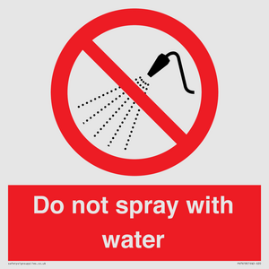 PV7618: Do not spray with water