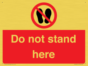 PV7620: Do not stand here