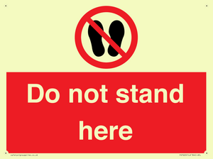 PV7620: Do not stand here