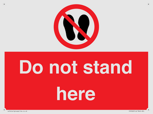PV7620: Do not stand here