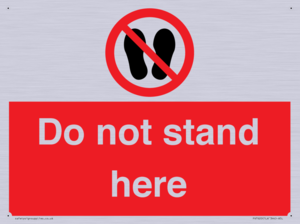 PV7620: Do not stand here