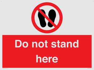 PV7620: Do not stand here
