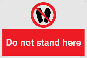 PV7620: Do not stand here
