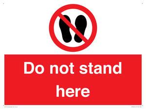 PV7620: Do not stand here