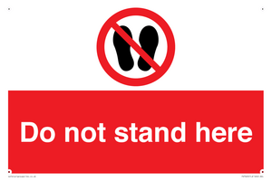PV7620: Do not stand here