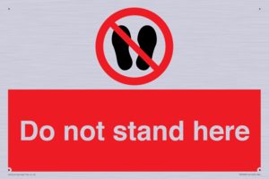 PV7620: Do not stand here