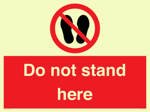PV7620: Do not stand here