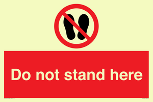 PV7620: Do not stand here