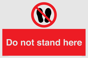 PV7620: Do not stand here