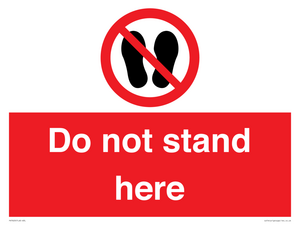 PV7620: Do not stand here