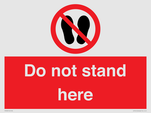 PV7620: Do not stand here