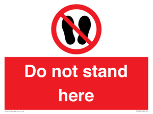 PV7620: Do not stand here