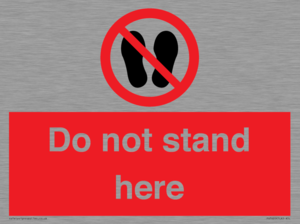 PV7620: Do not stand here