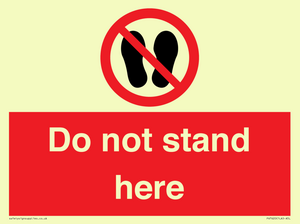 PV7620: Do not stand here