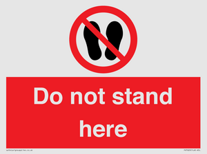 PV7620: Do not stand here