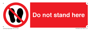 PV7620: Do not stand here