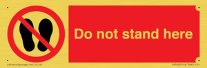 PV7620: Do not stand here