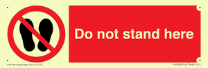 PV7620: Do not stand here