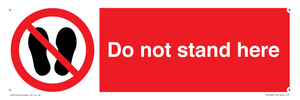 PV7620: Do not stand here