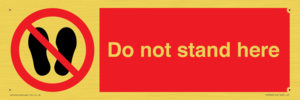 PV7620: Do not stand here