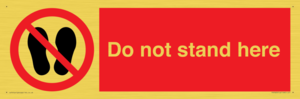 PV7620: Do not stand here