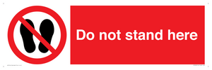 PV7620: Do not stand here