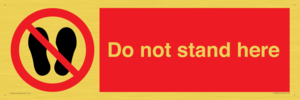 PV7620: Do not stand here