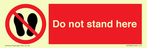 PV7620: Do not stand here