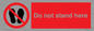PV7620: Do not stand here