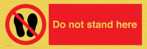 PV7620: Do not stand here