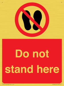 PV7620: Do not stand here