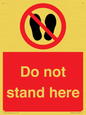 PV7620: Do not stand here