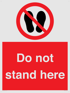 PV7620: Do not stand here